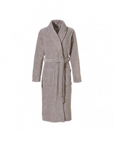 Ten Cate Dames Badjas Small Dot Grey